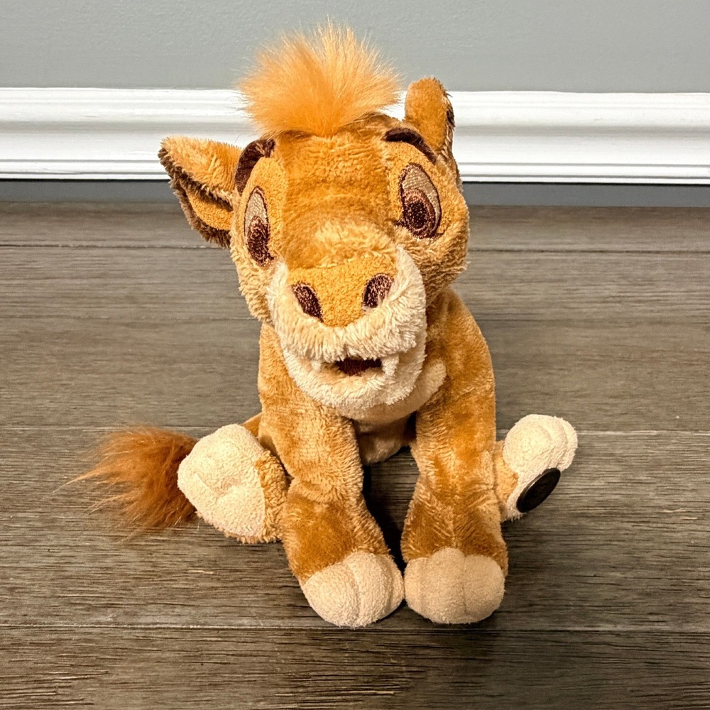 Vintage 2003 Disney Parks The Lion King Simba Plush Theme Park Platinum Edition